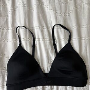 New SKIMS Nike Black Seamless Triangle Bra